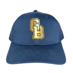 Prim In Proper Trucker Hat Cap Block GB Acrylic Gold