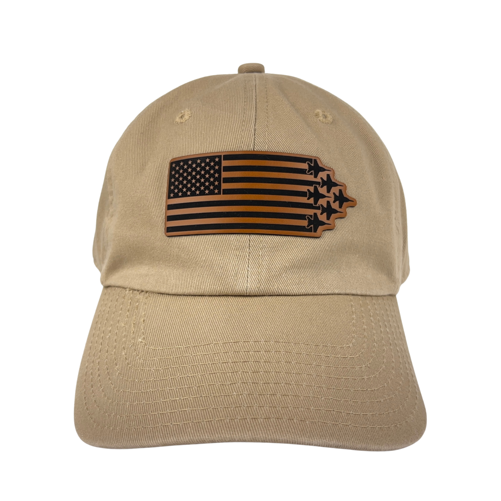 Prim In Proper Relaxed Dad Hat Cap Flag Delta Jets Buckskin