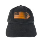Prim In Proper Relaxed Dad Hat Cap Flag Delta Jets Buckskin
