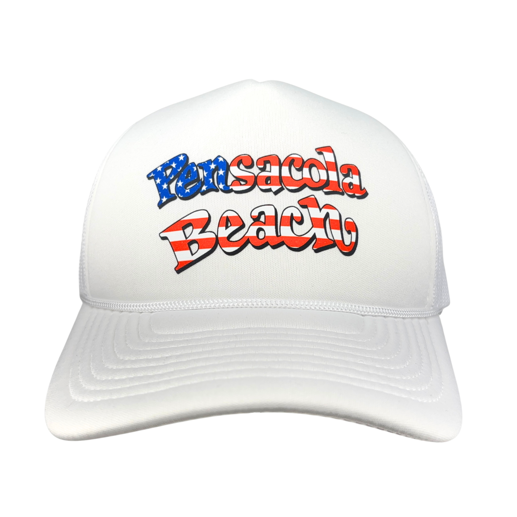 Prim In Proper Foam Trucker Hat Cap Pensacola Beach USA