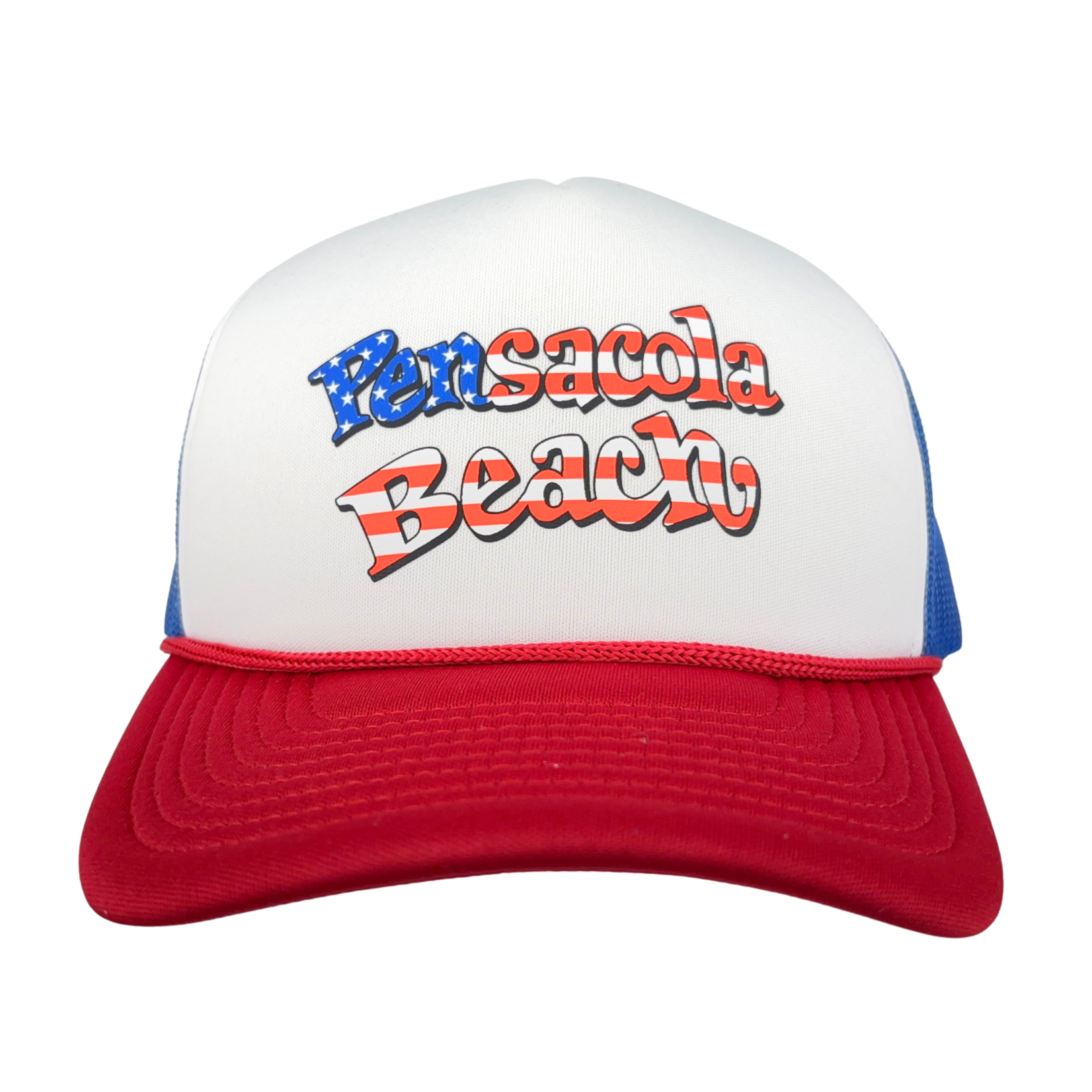 Prim In Proper Foam Trucker Hat Cap Pensacola Beach USA