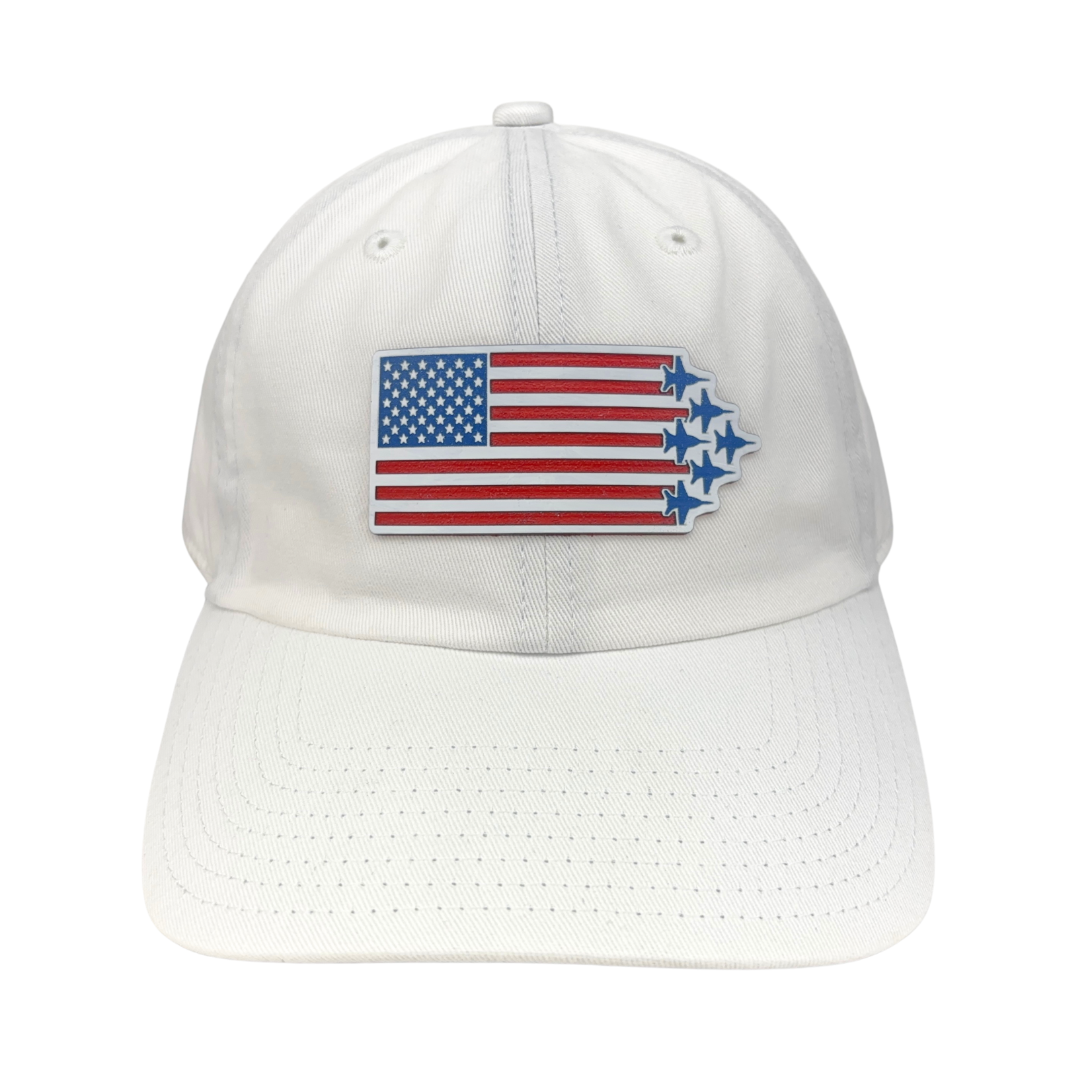 Prim In Proper Relaxed Dad Hat Cap Delta Jets RWB
