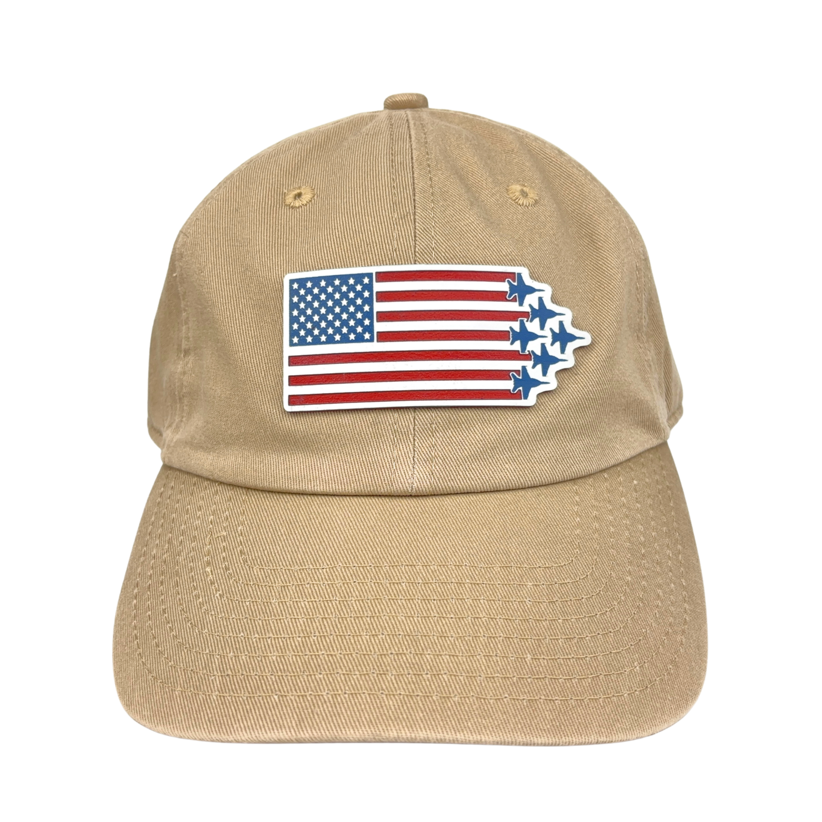 Prim In Proper Relaxed Dad Hat Cap Delta Jets RWB