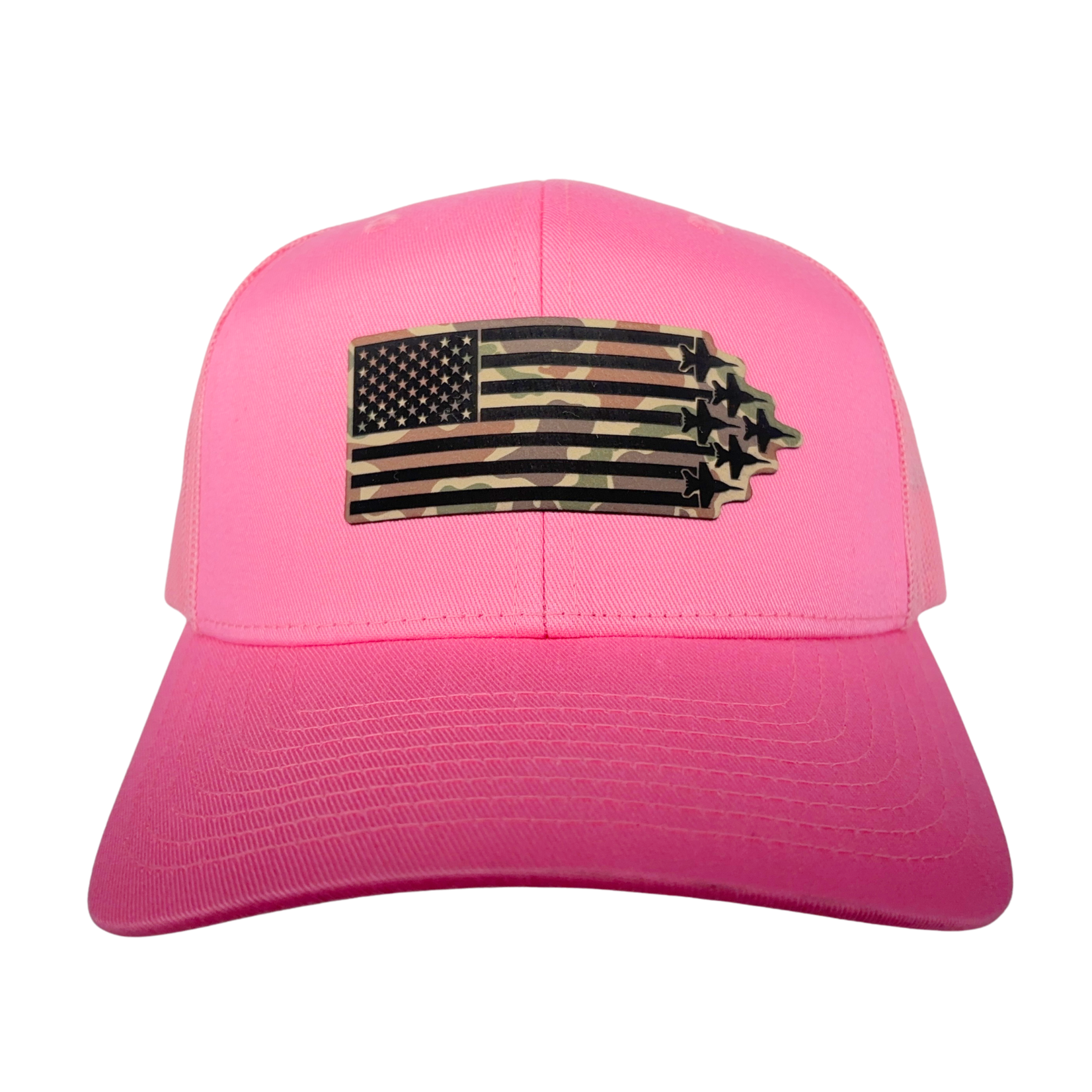 Prim In Proper Trucker Hat Cap Flag Delta Jets Fowl Play