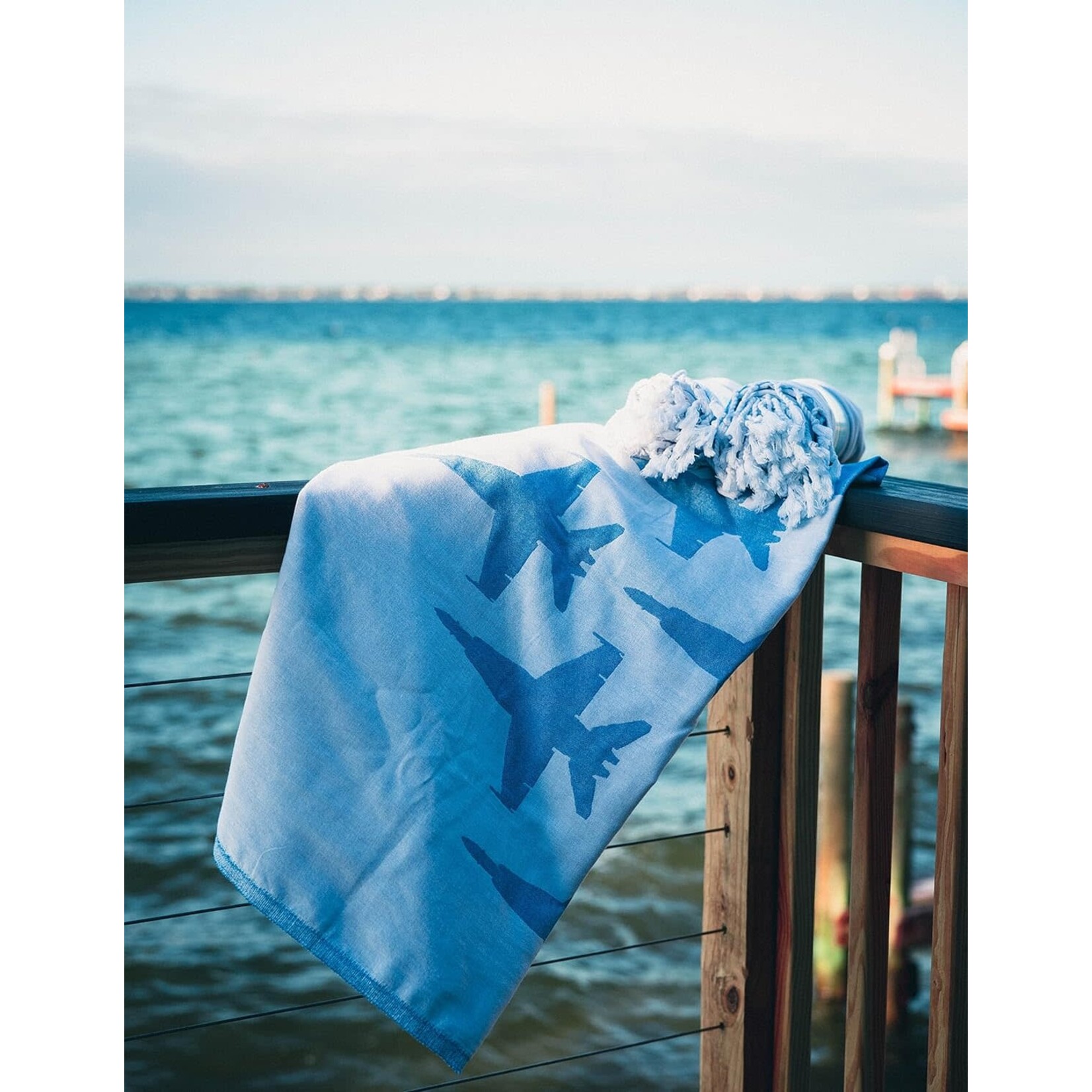 Gulf Coast Goods US NAVY Blue Angels Beach Towel  - Officially Licensed