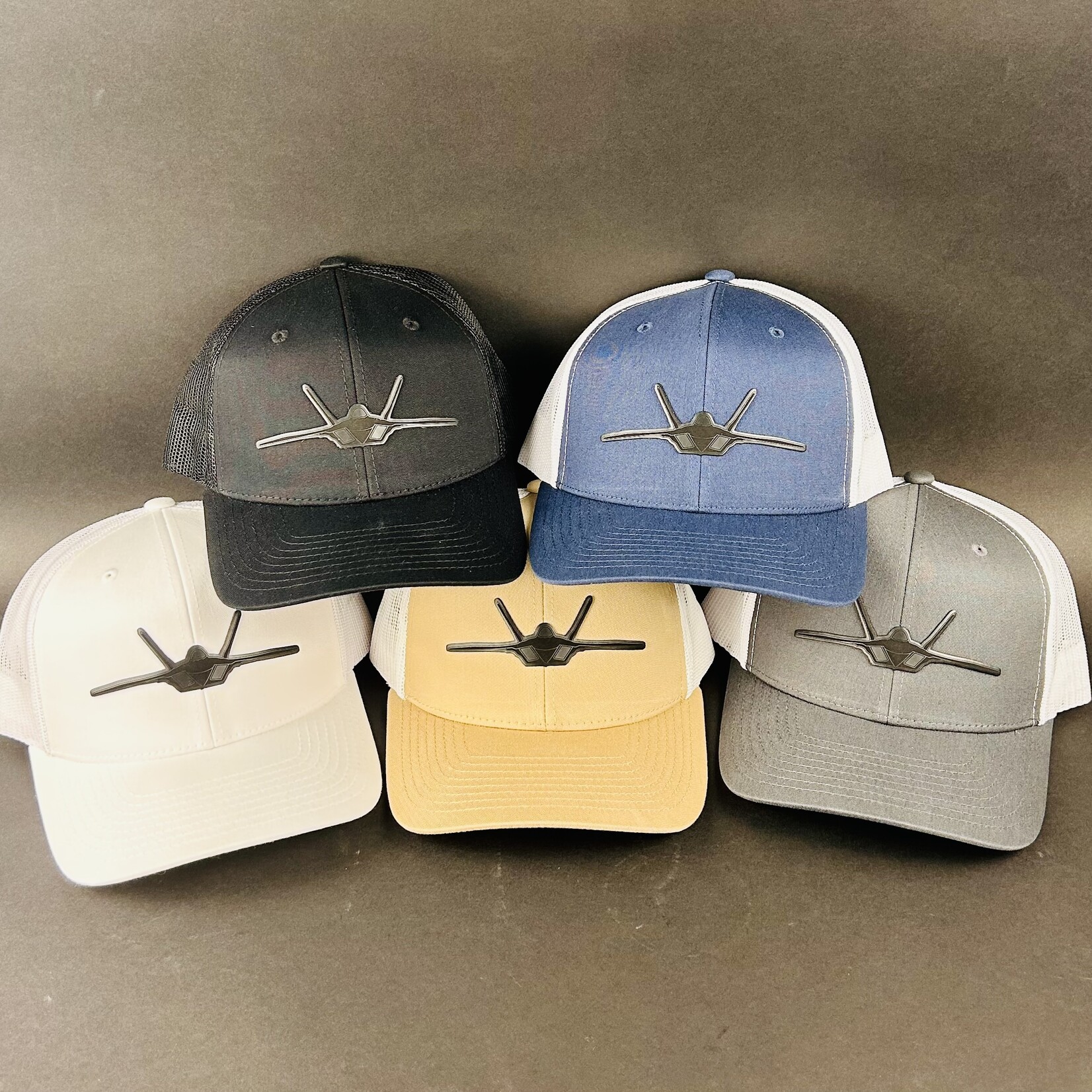 Prim In Proper Trucker Hat Cap F-22 Blackout