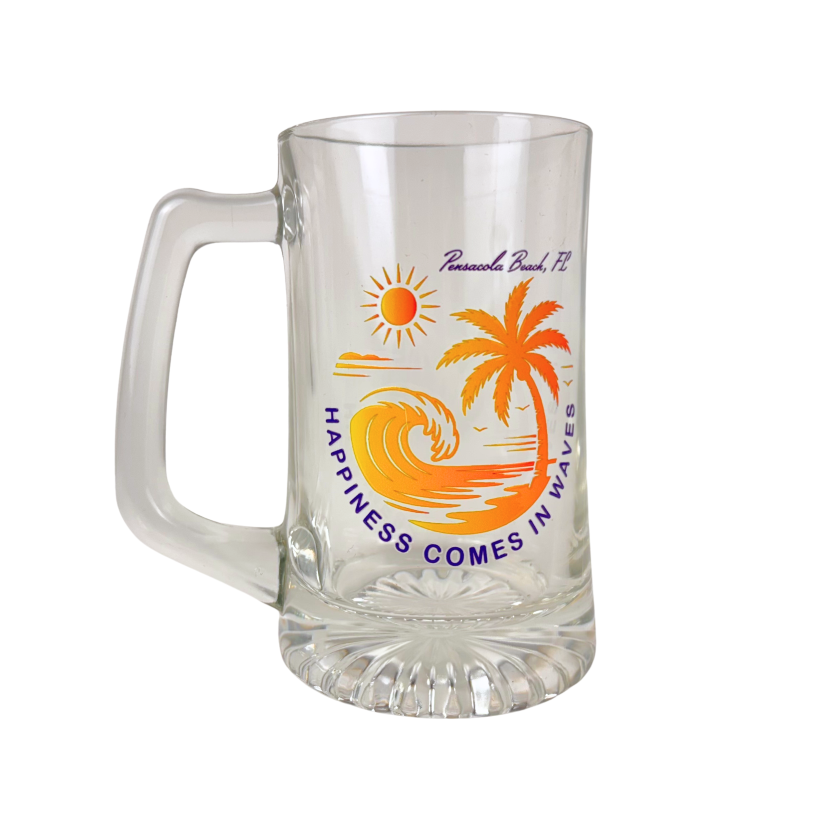 Prim In Proper Beer Mug 14oz Glass - Happiness