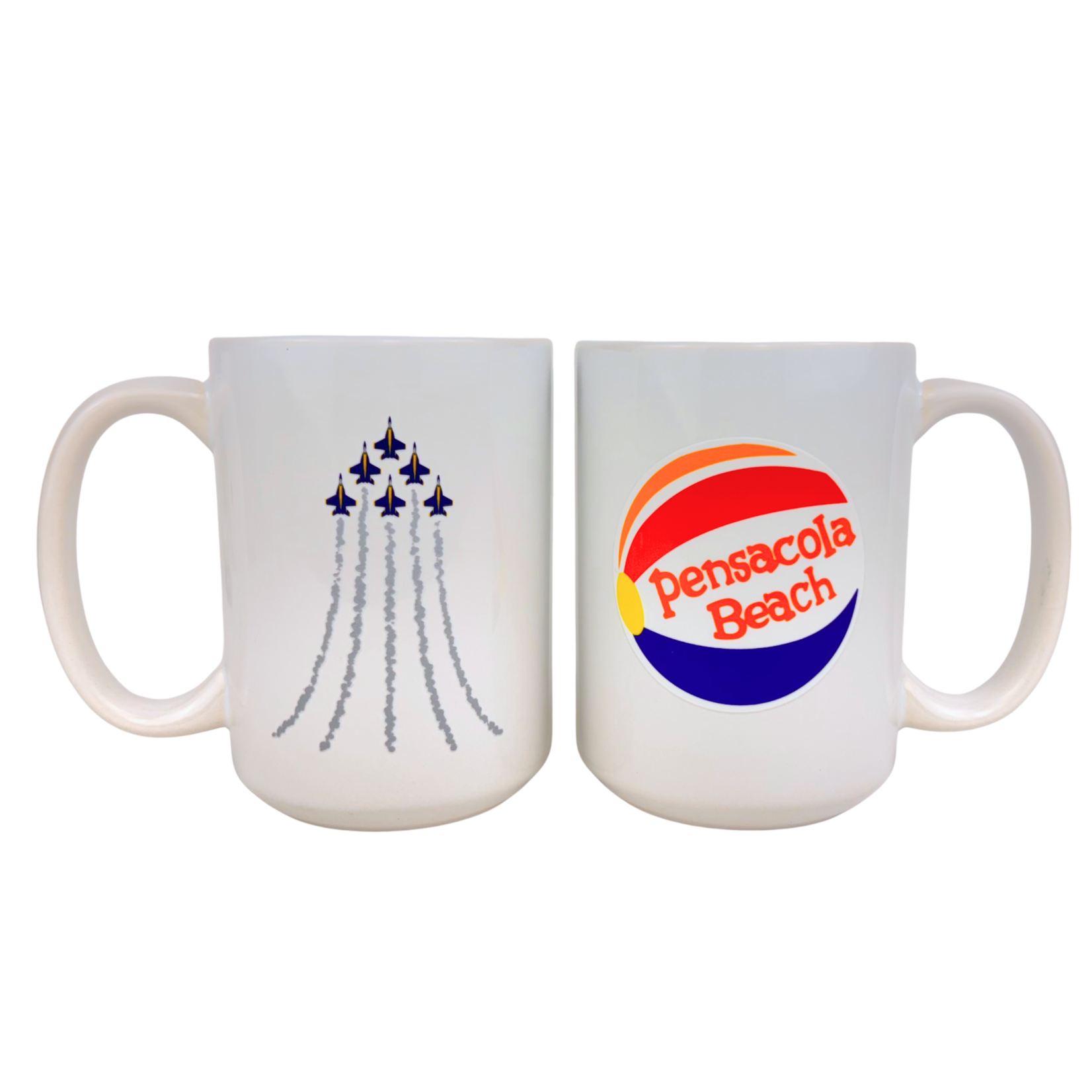 Prim In Proper Ceramic Coffee Mug 11 oz- Delta F-18 Smoke/Ball