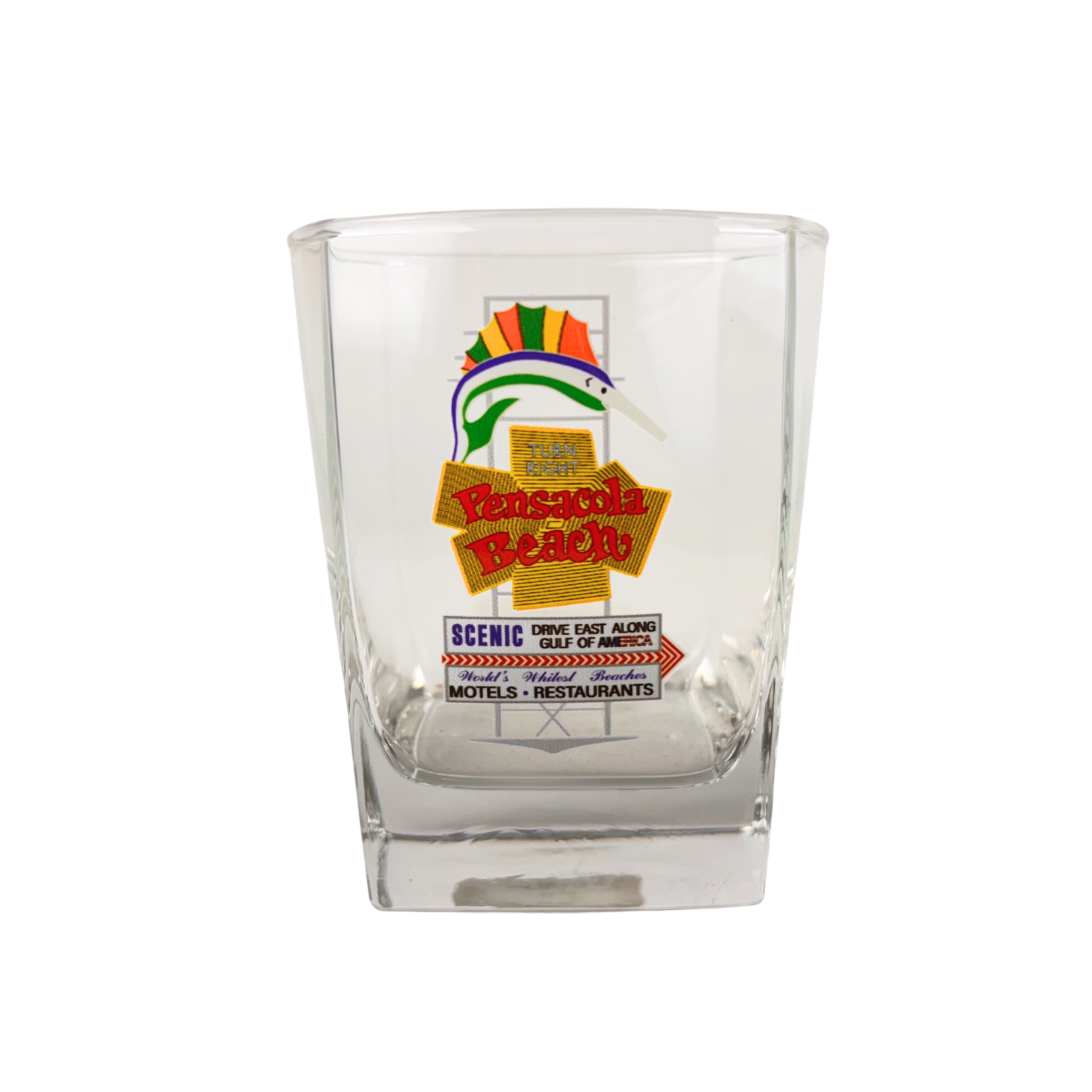 Prim In Proper Rocks Glass Square 10.5 oz - PB Sign