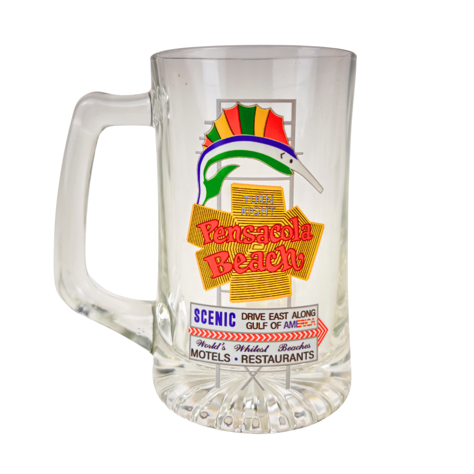 Prim In Proper Beer Mug 14oz Glass - PB Sign