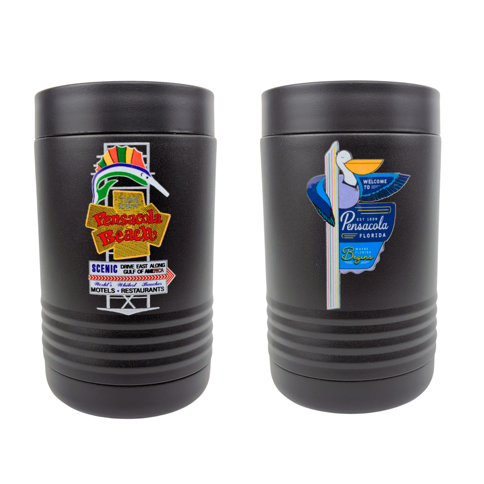 Prim In Proper Insulated Can/Bottle Holder - Pelican/PB Sign