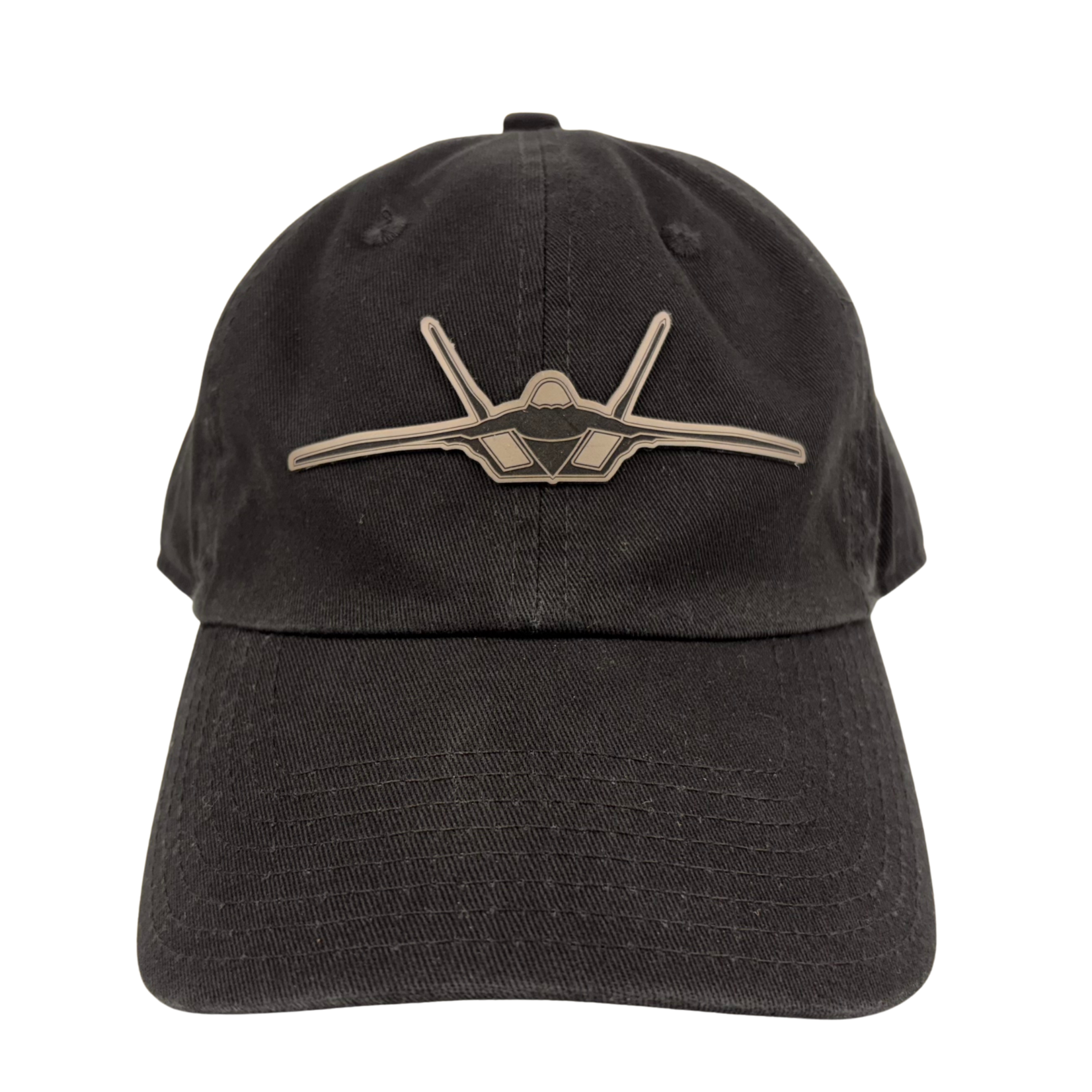 Prim In Proper Relaxed Dad Hat Cap Jet F-22 Blackout