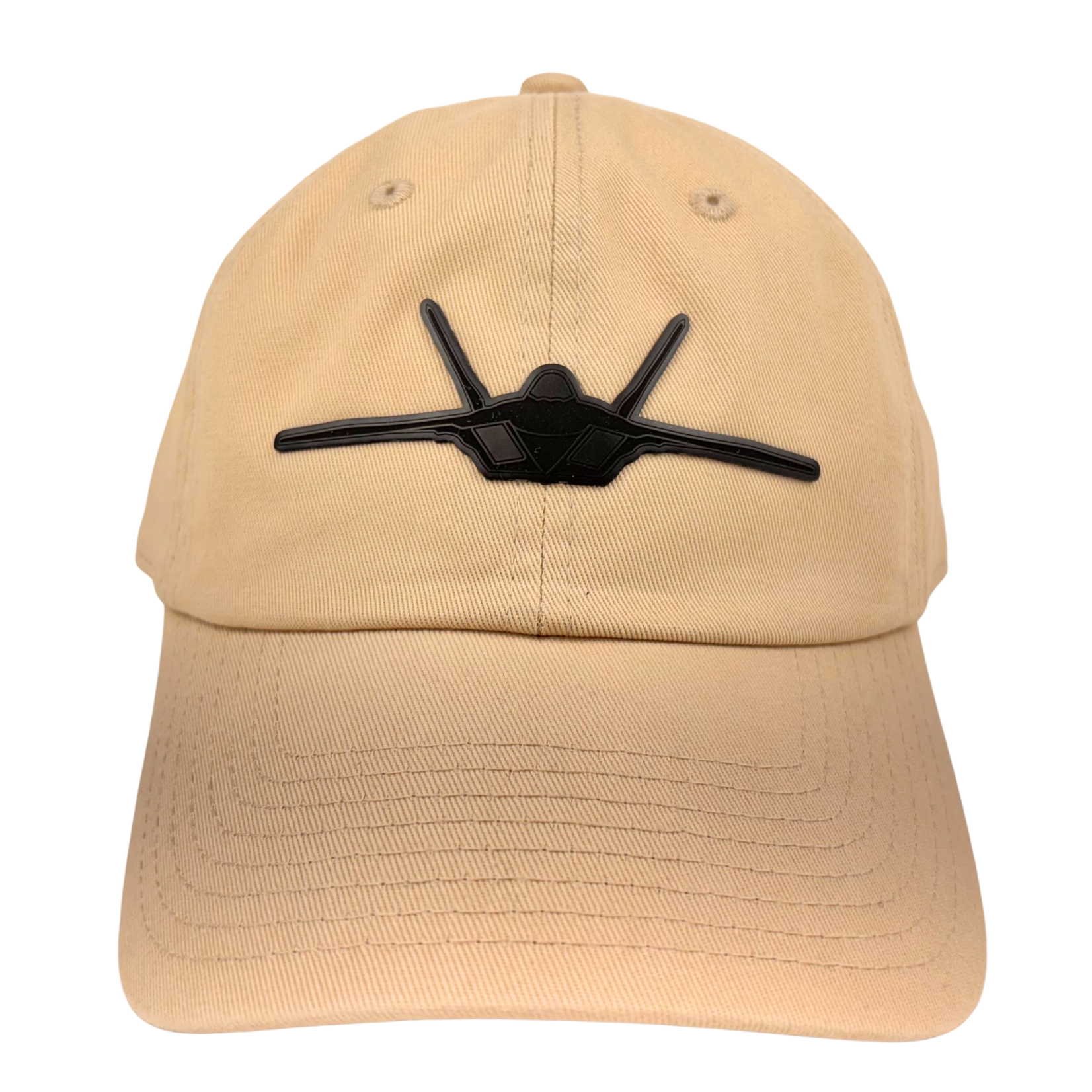 Prim In Proper Relaxed Dad Hat Cap Jet F-22 Blackout
