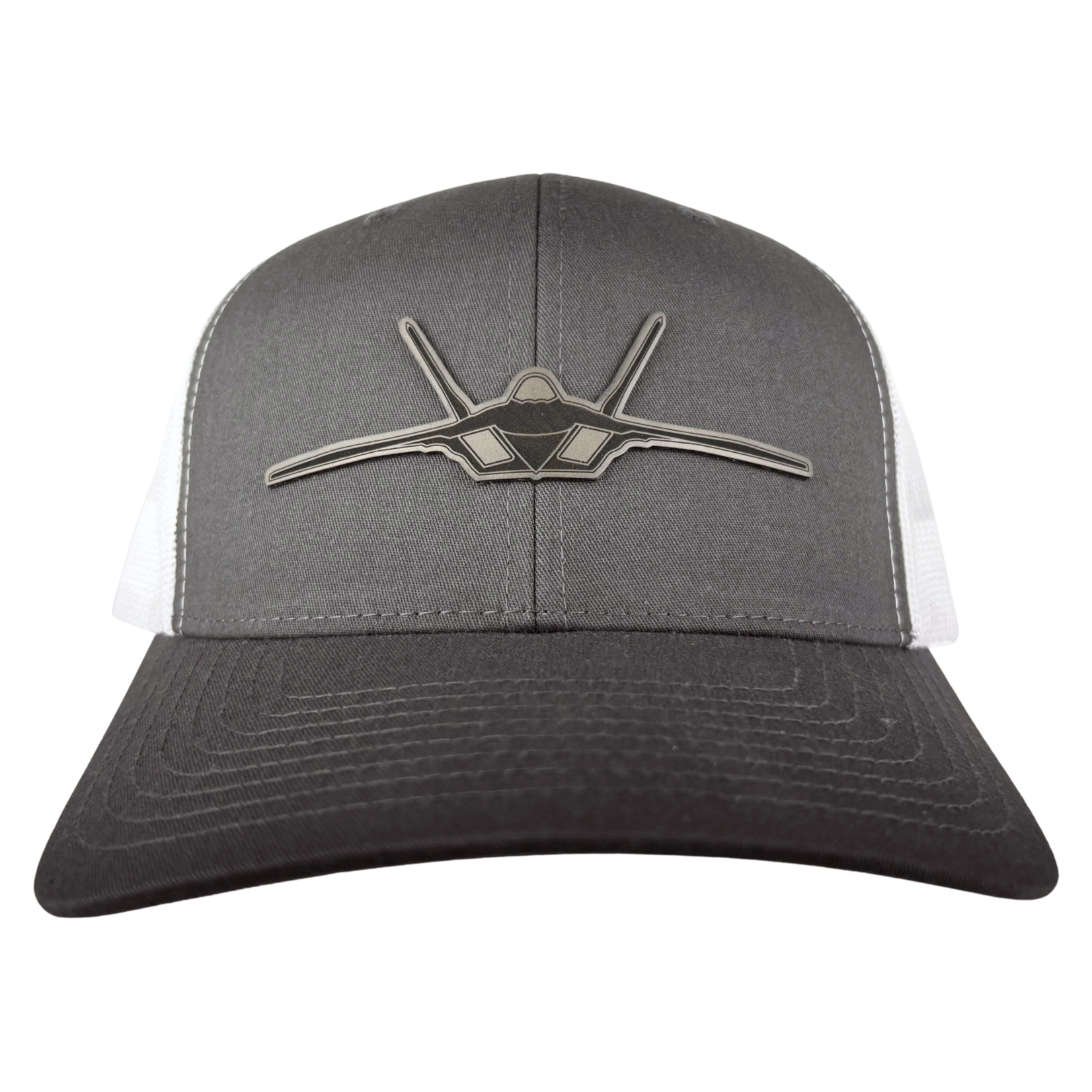 Prim In Proper Trucker Hat Cap F-22 Stealth Gray