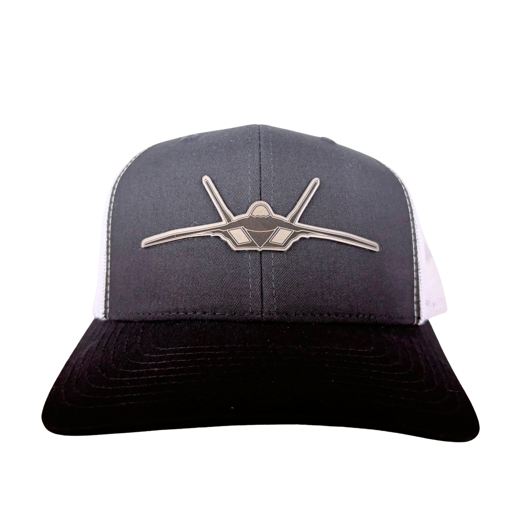 Prim In Proper Trucker Hat Cap F-22 Stealth Gray