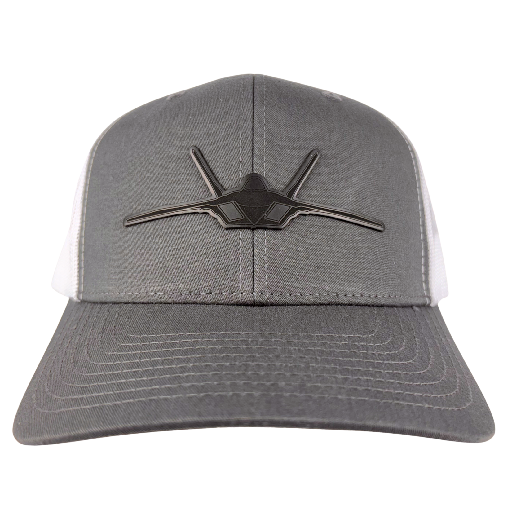 Prim In Proper Trucker Hat Cap F-22 Stealth Blackout