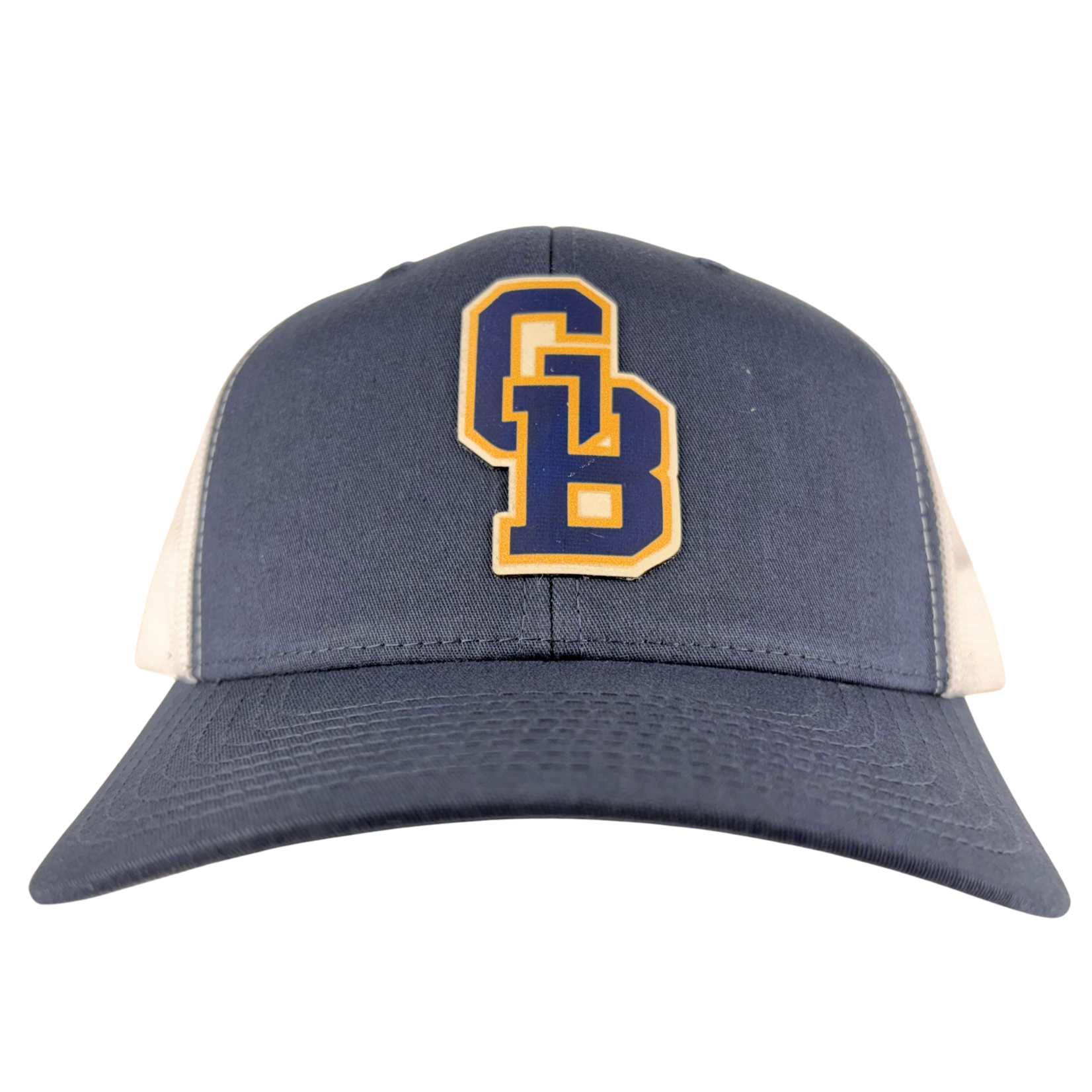 Trucker Hat Cap GB Blue and Gold