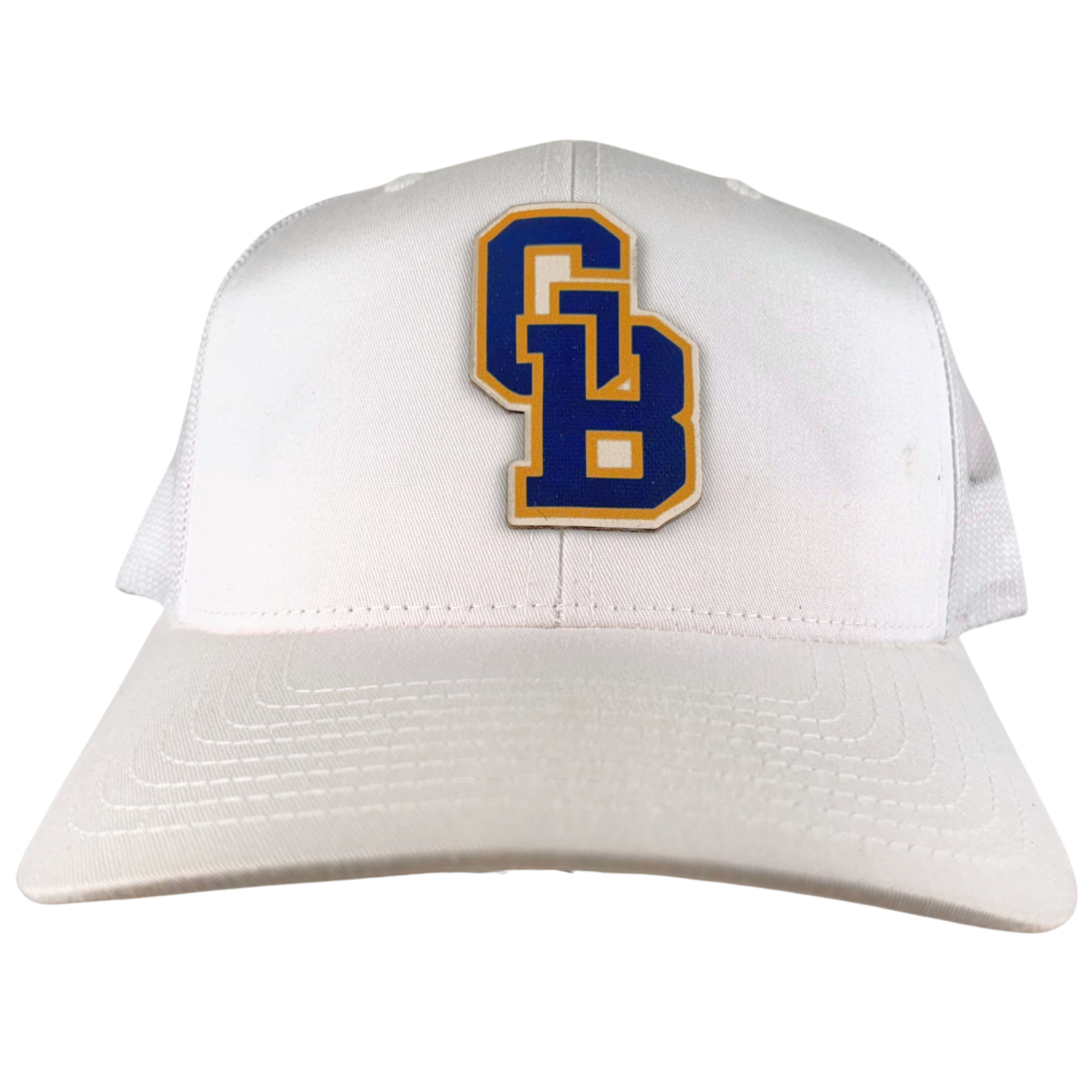 Trucker Hat Cap GB Blue and Gold