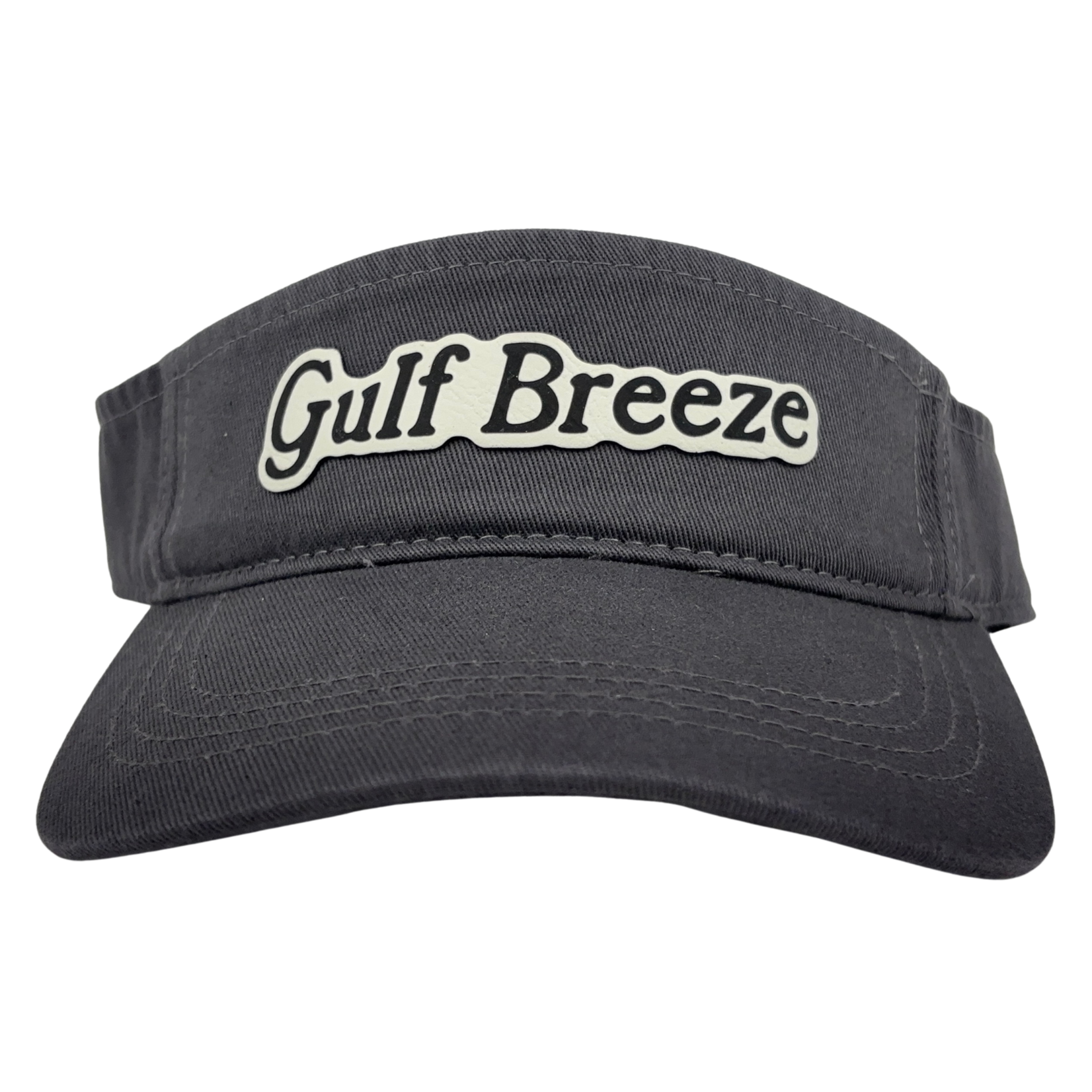 Prim In Proper Polo Sun Visor Hat Gulf Breeze White