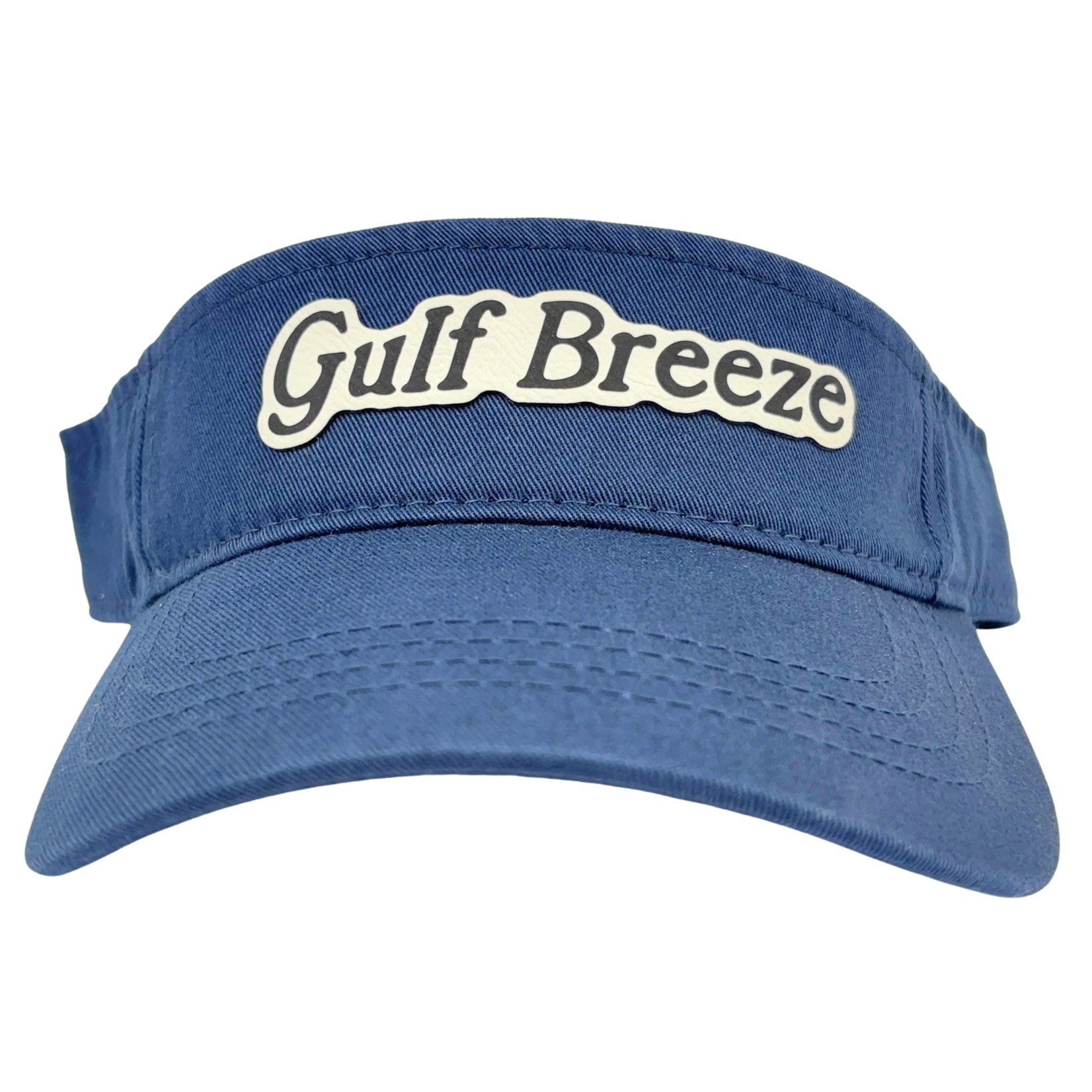 Prim In Proper Polo Sun Visor Hat Gulf Breeze White