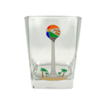 Prim In Proper Rocks Glass Square 10.5 oz - PB Ball Tower