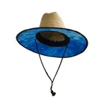 Straw Lifeguard Hat - Water