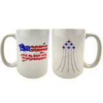 Prim In Proper Ceramic Coffee Mug 11 oz- Delta F-18 Smoke/PB Font Flag