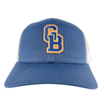 Prim In Proper Trucker Hat Cap GB Blue Gold w/ Brown NAVY
