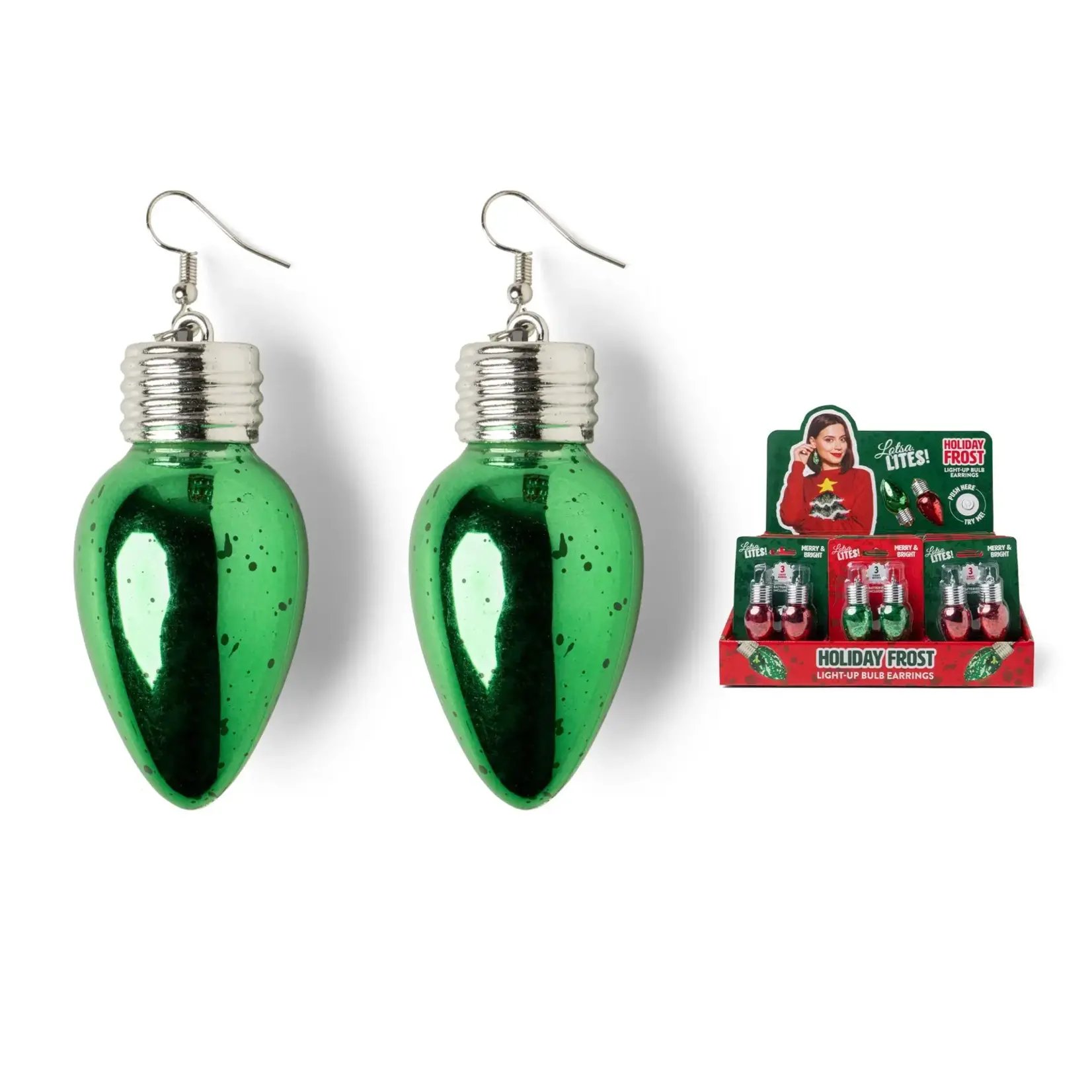 DM Merchandising Lotsa Lights! Bulb Earrings