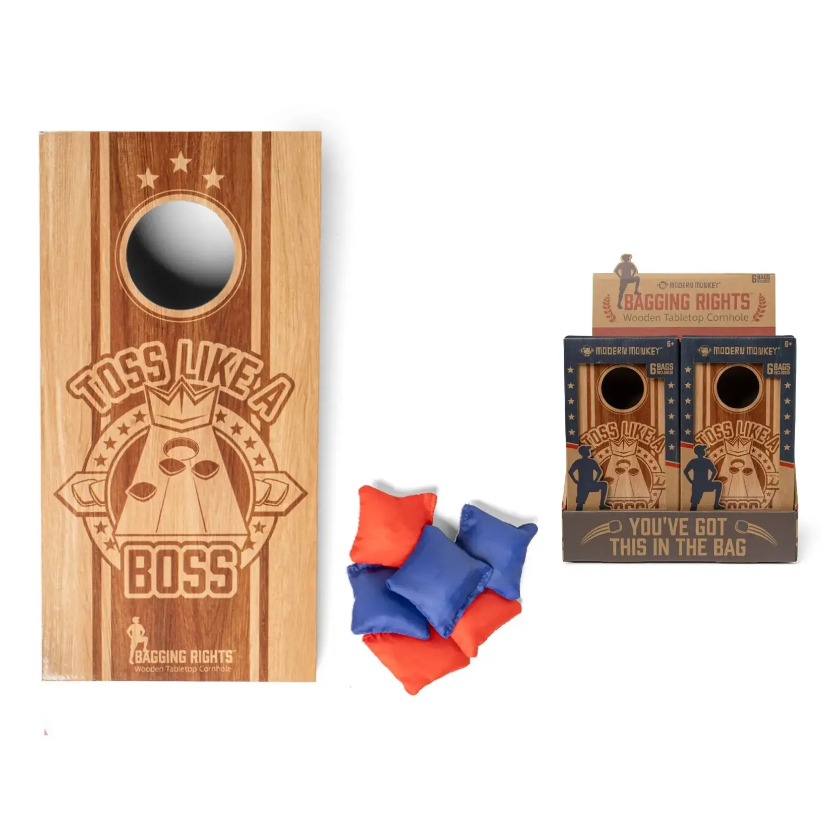 DM Merchandising Wooden Tabletop Cornhole