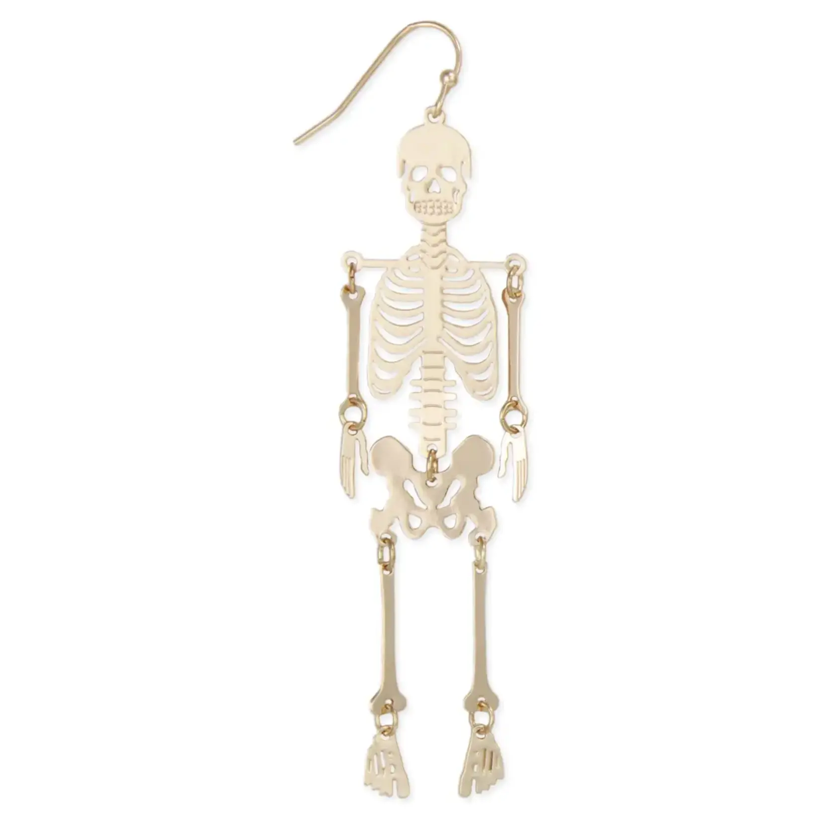 ZAD Dance Macabre Skeleton Earrings