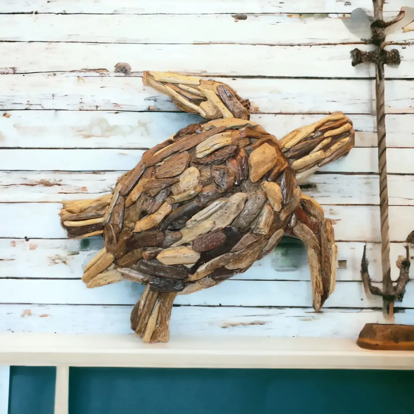 Om Gallery Mother Turtle - Driftwood Wall Art