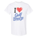 Prim In Proper T-Shirt - I Love (Heart) Gulf Breeze