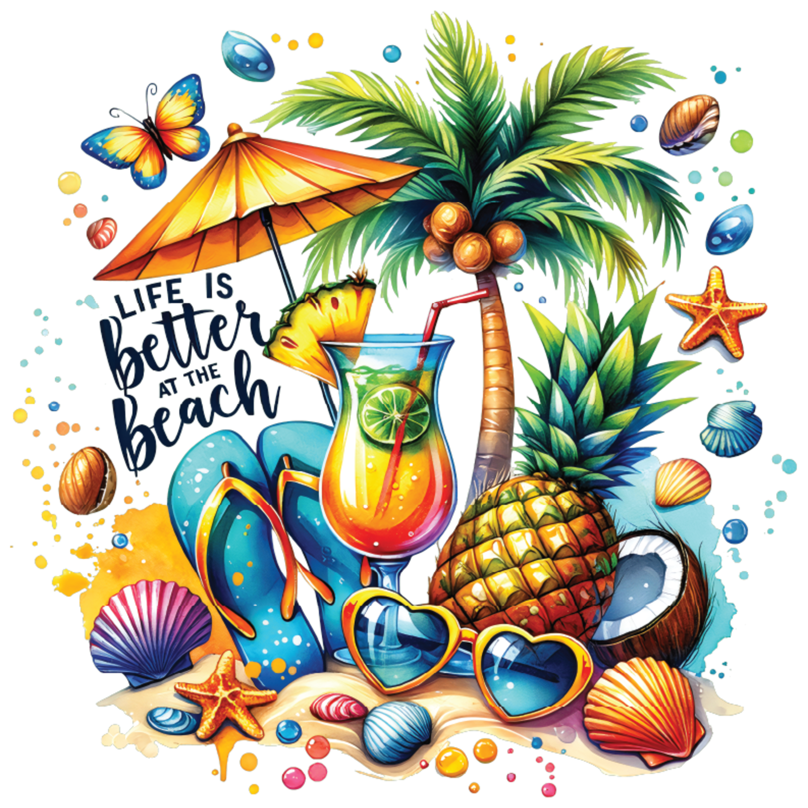 Prim In Proper T-Shirt -Life-Better-Beach