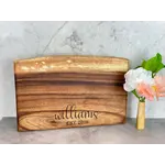 Tuckahoe Hardwoods Live Edge Cutting Board-Medium 15x9.5