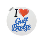 Prim In Proper I love (Heart) Gulf Breeze - Sticker