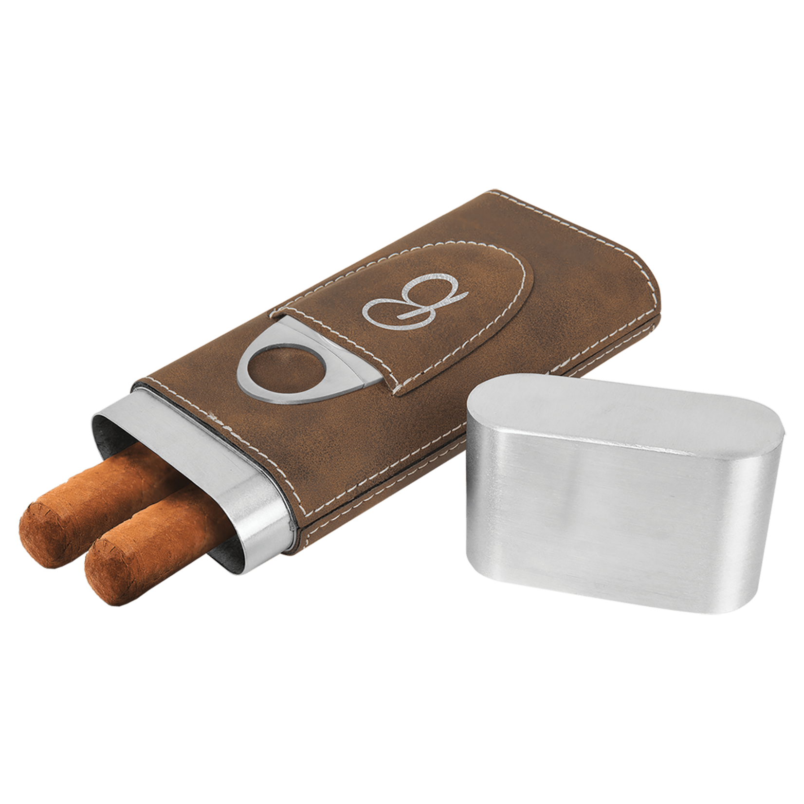 Prim In Proper Custom Cigar Case w/Cutter