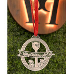 Prim In Proper Pensacola Beach Merry Christmas 2025 - 3" Clear Ornament