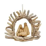 C&F Home Christmas Nativity Manger Driftwood Ornament