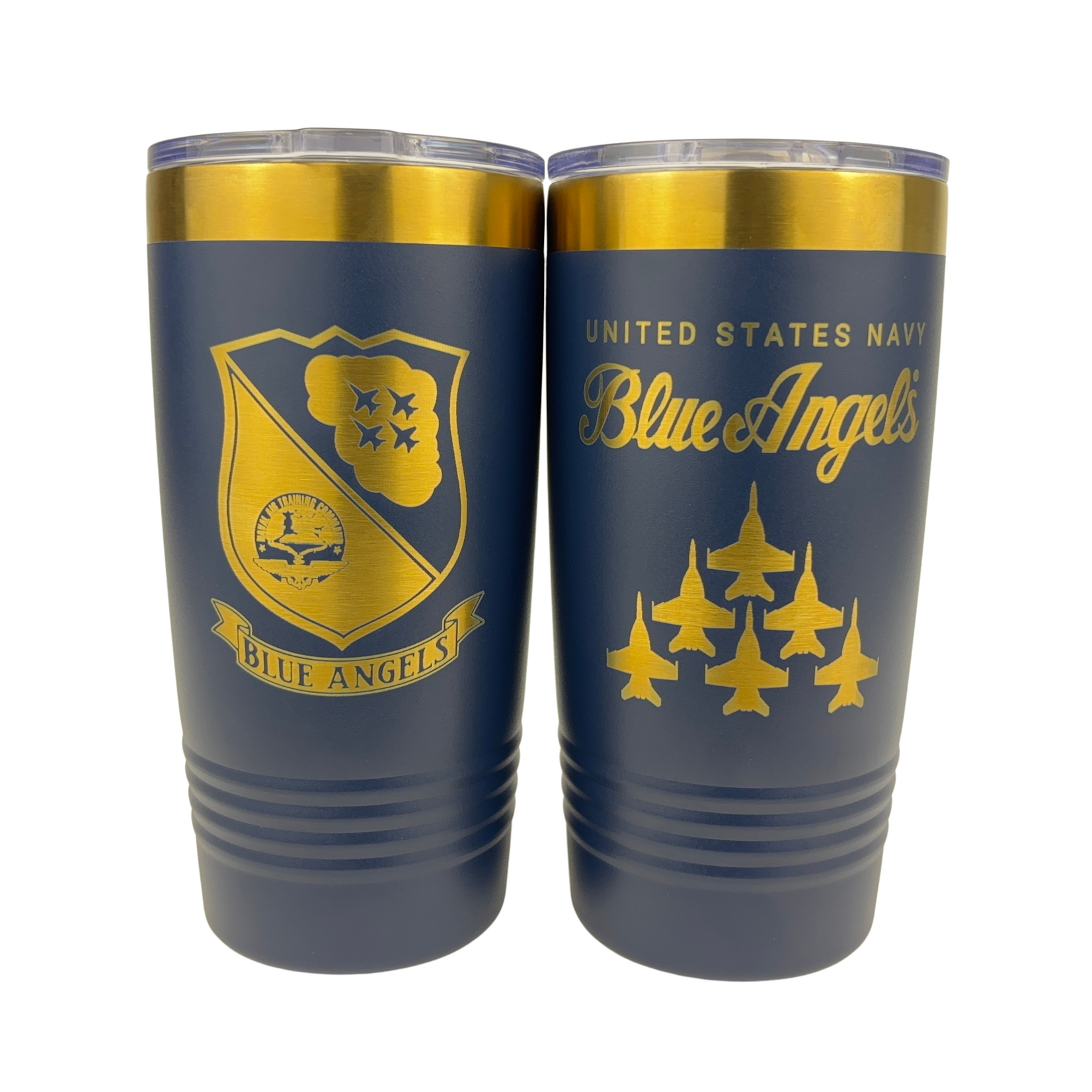 Prim In Proper Blue Angels Engraved Insulated - 20 oz