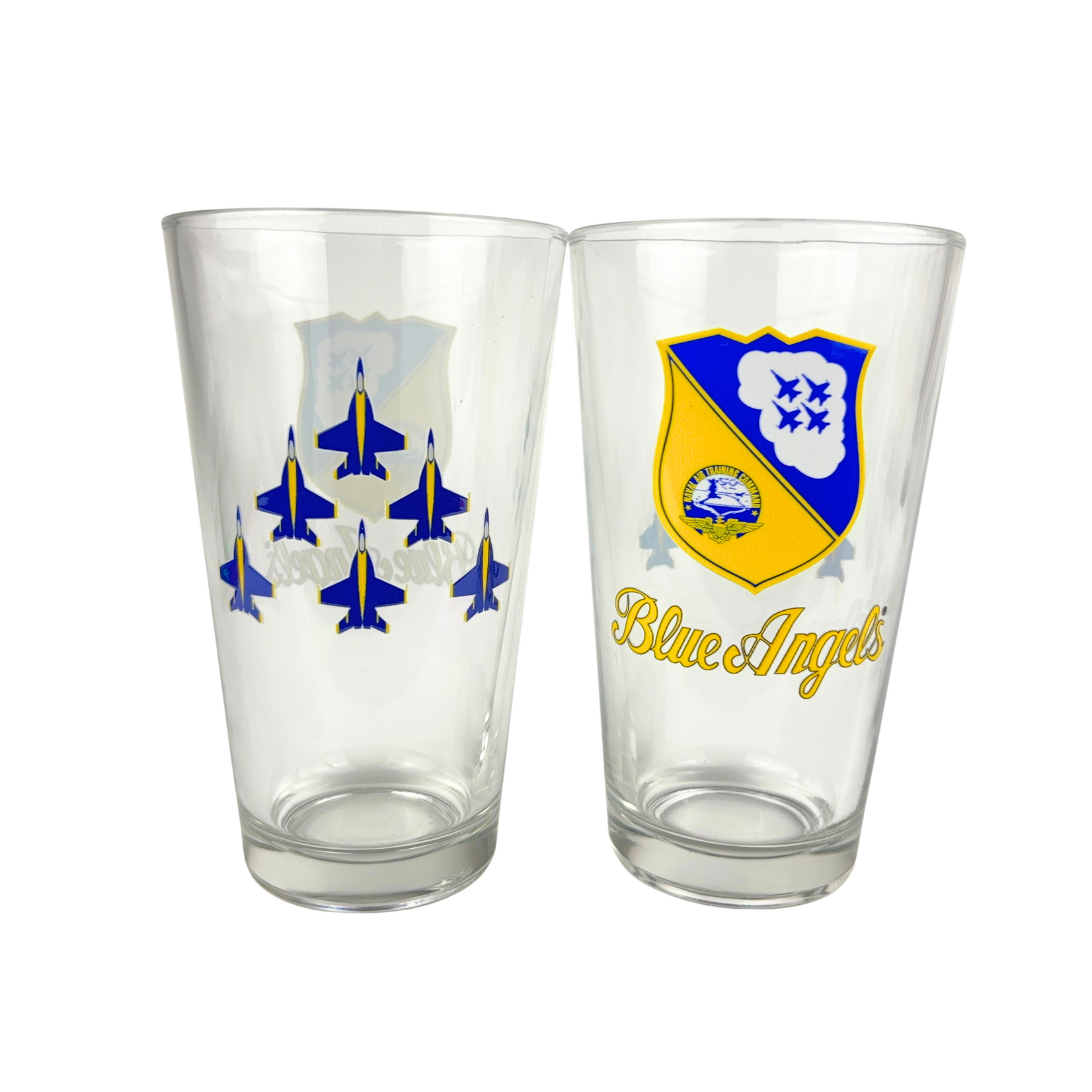 Prim In Proper Blue Angels Pint Mixing Glass 16 oz