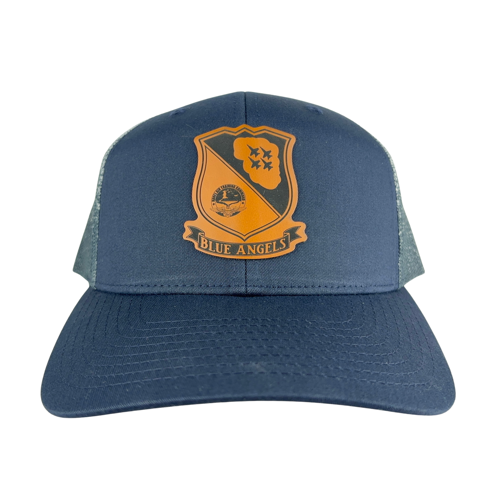 Prim In Proper Blue Angels Richardson 112 Trucker Hat Cap Rawhide