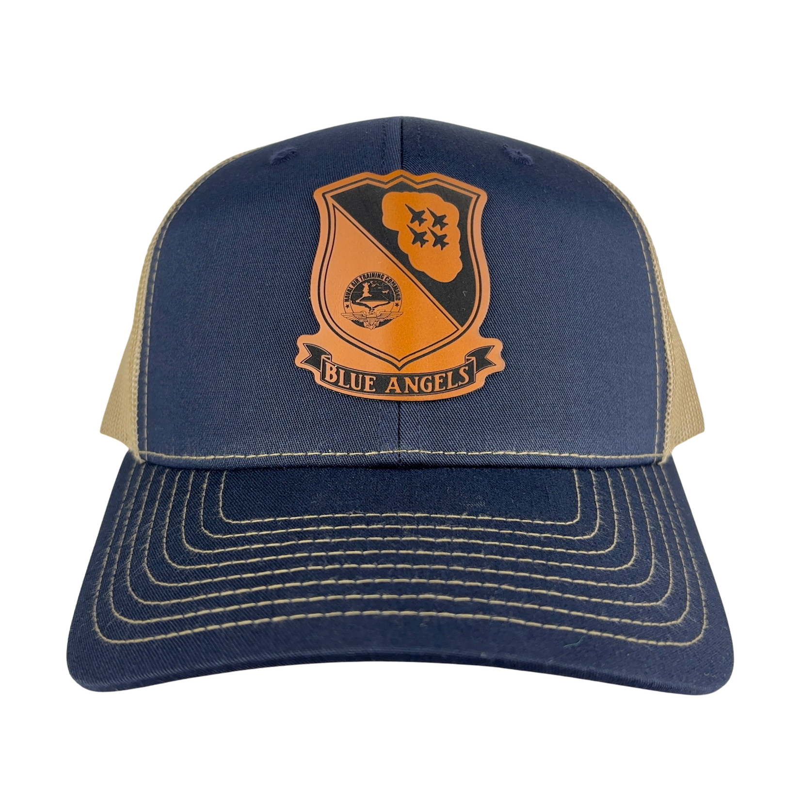 Prim In Proper Blue Angels Richardson 112 Trucker Hat Cap Rawhide