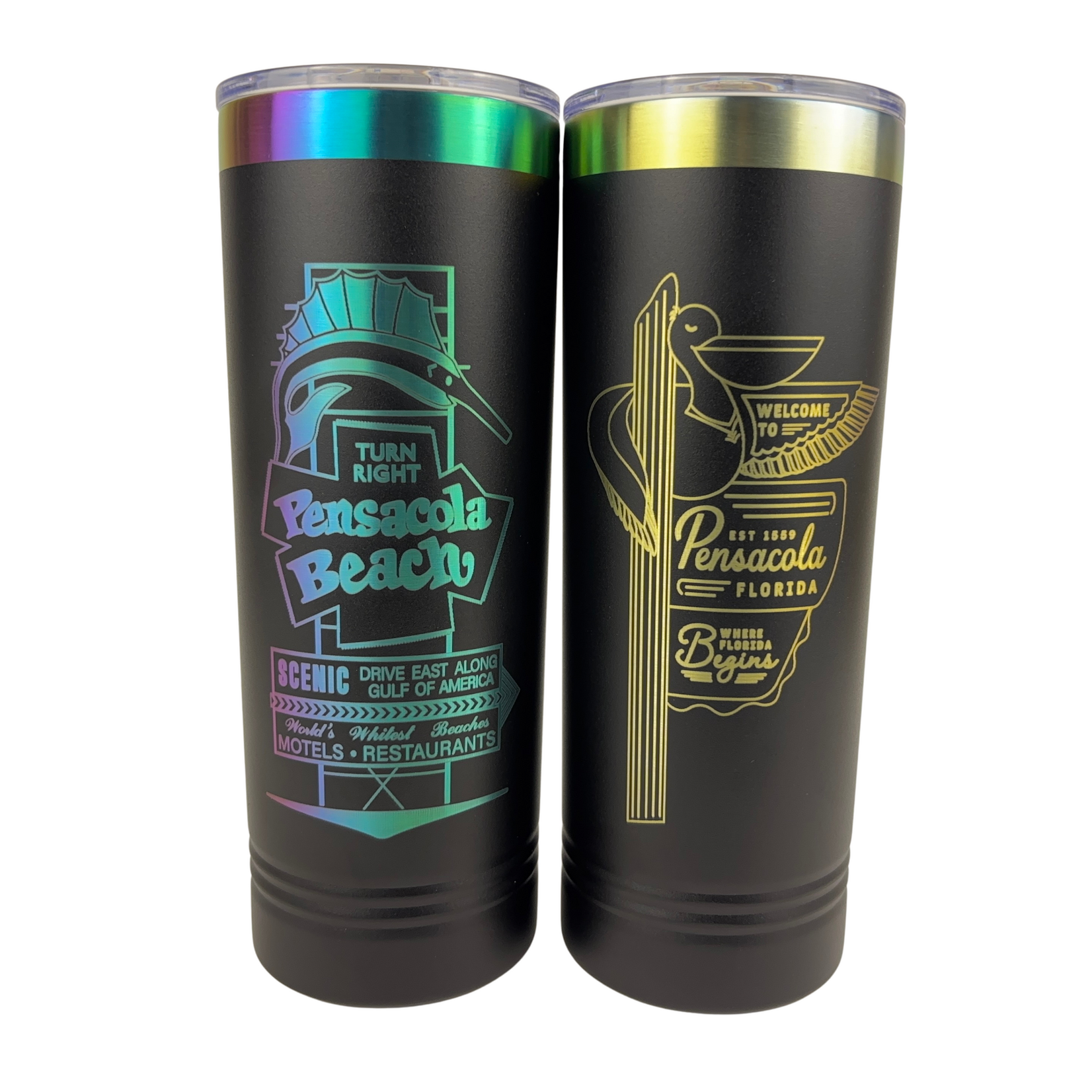 Prim In Proper Skinny 22 oz PB Sign/Pelican