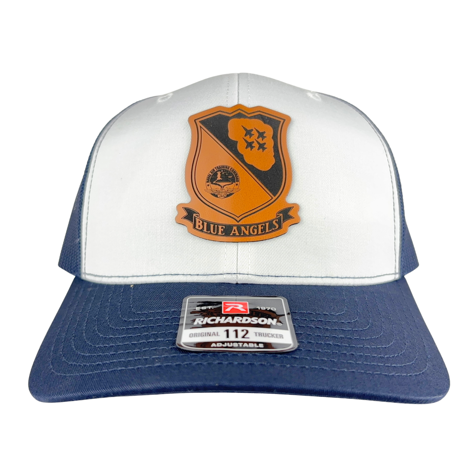 Prim In Proper Blue Angels Richardson 112 Trucker Hat Cap Rawhide