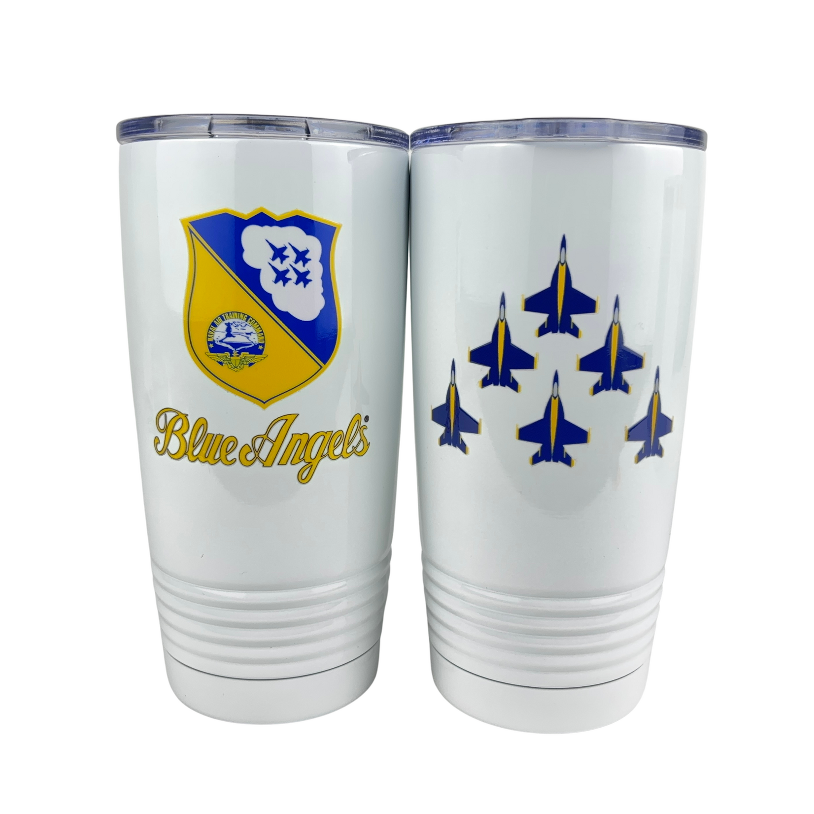 Prim In Proper Blue Angels Glossy Tumbler - 20 oz