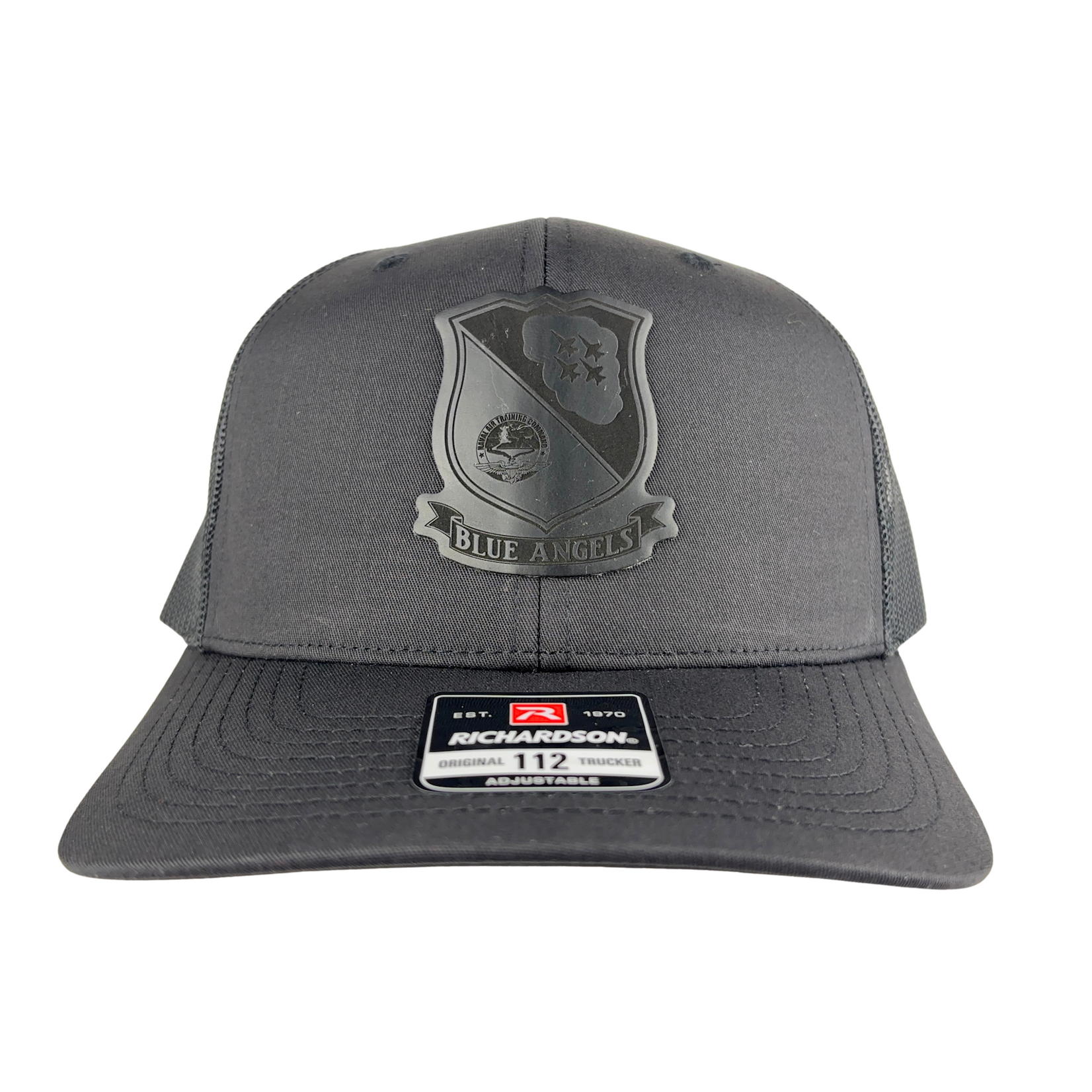 Prim In Proper Blue Angels Richardson 112 Trucker Hat Cap Black