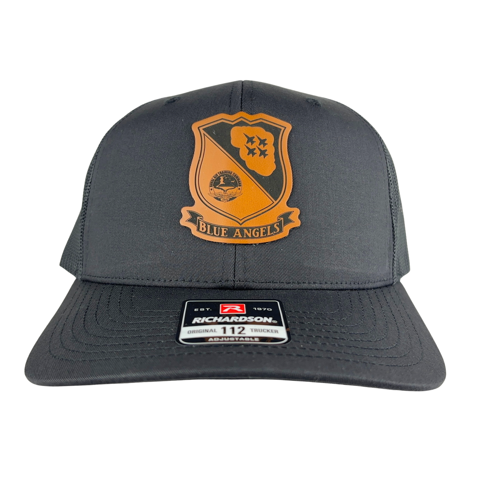 Prim In Proper Blue Angels Richardson 112 Trucker Hat Cap Black