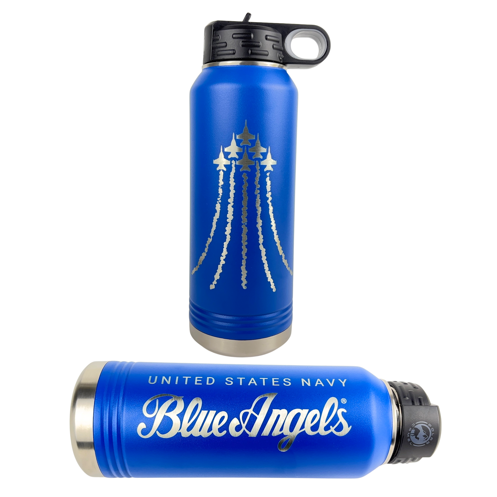 Prim In Proper Blue Angels Water Bottle 32 oz