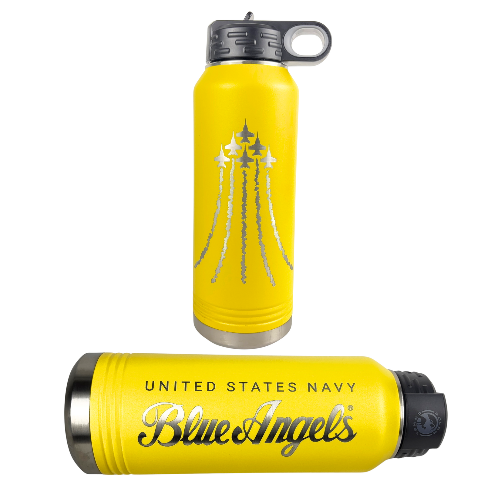 Prim In Proper Blue Angels Water Bottle 32 oz